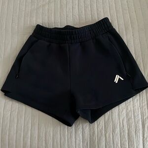 Alphalete Navy Blue XS shorts with zippered pockets
